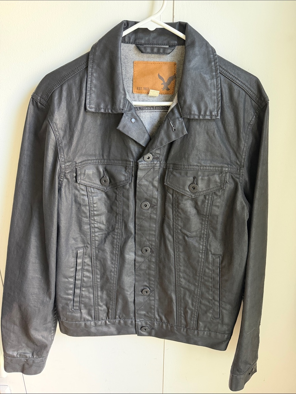 American Eagle Outfitters Trucker Black  Jacket